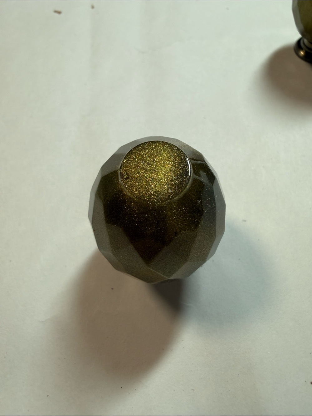 Faceted Bronze Drawer Pull or Knob (Pk of 3)